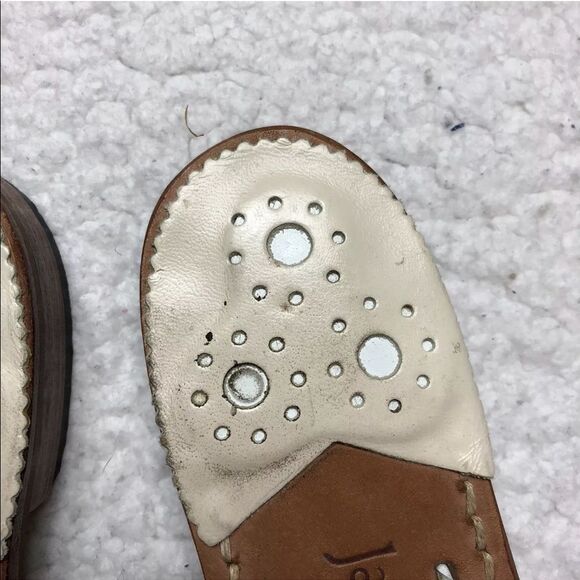 Jack Rogers Hamptons flat sandals cream white - Picture 5 of 10